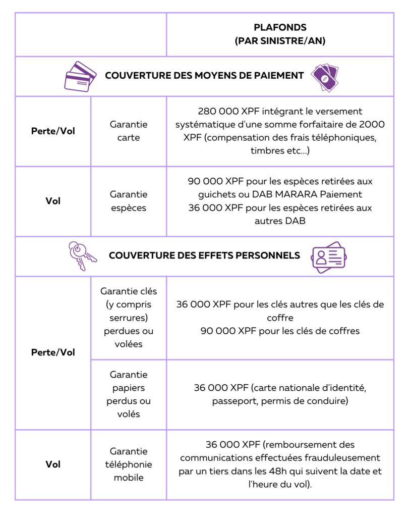 Assurance des moyens de paiement MARARA Paiement